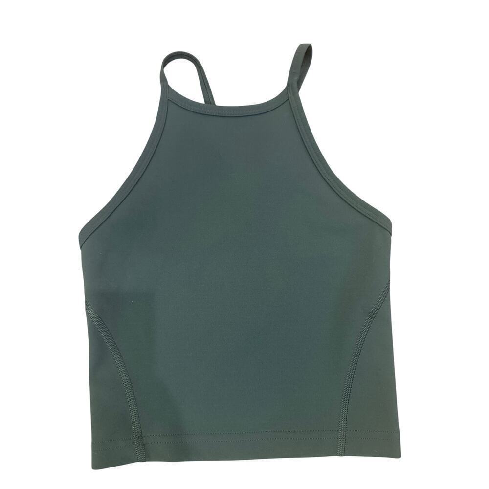 Lululemon High Neck Yoga Tank Top See measurement for size (looks XS) Green